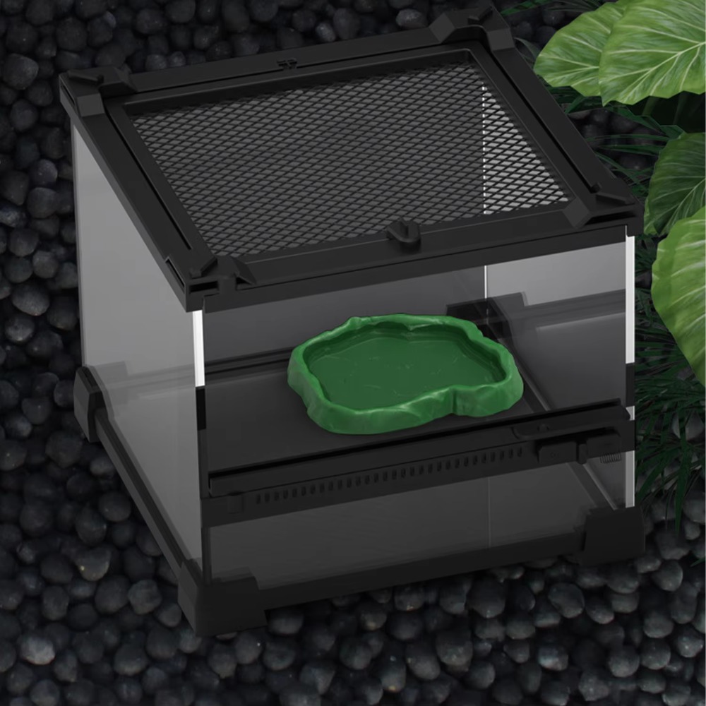 Nieuwe ABS Resin Reptielen Voe - Water Dish Reptile recensie en prijs
