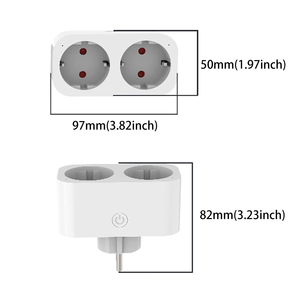 BORUIDAPLS WiFi Smart socket E - Timer Dual Outlet recensie en prijs