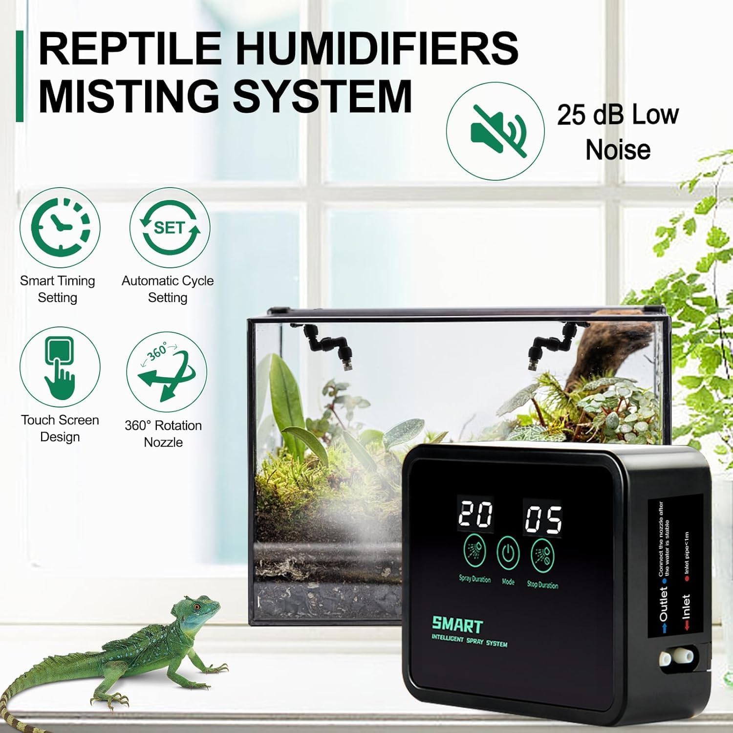 Reptielenbevochtigers Slimme v - Misting Nozzle Reptile recensie en prijs